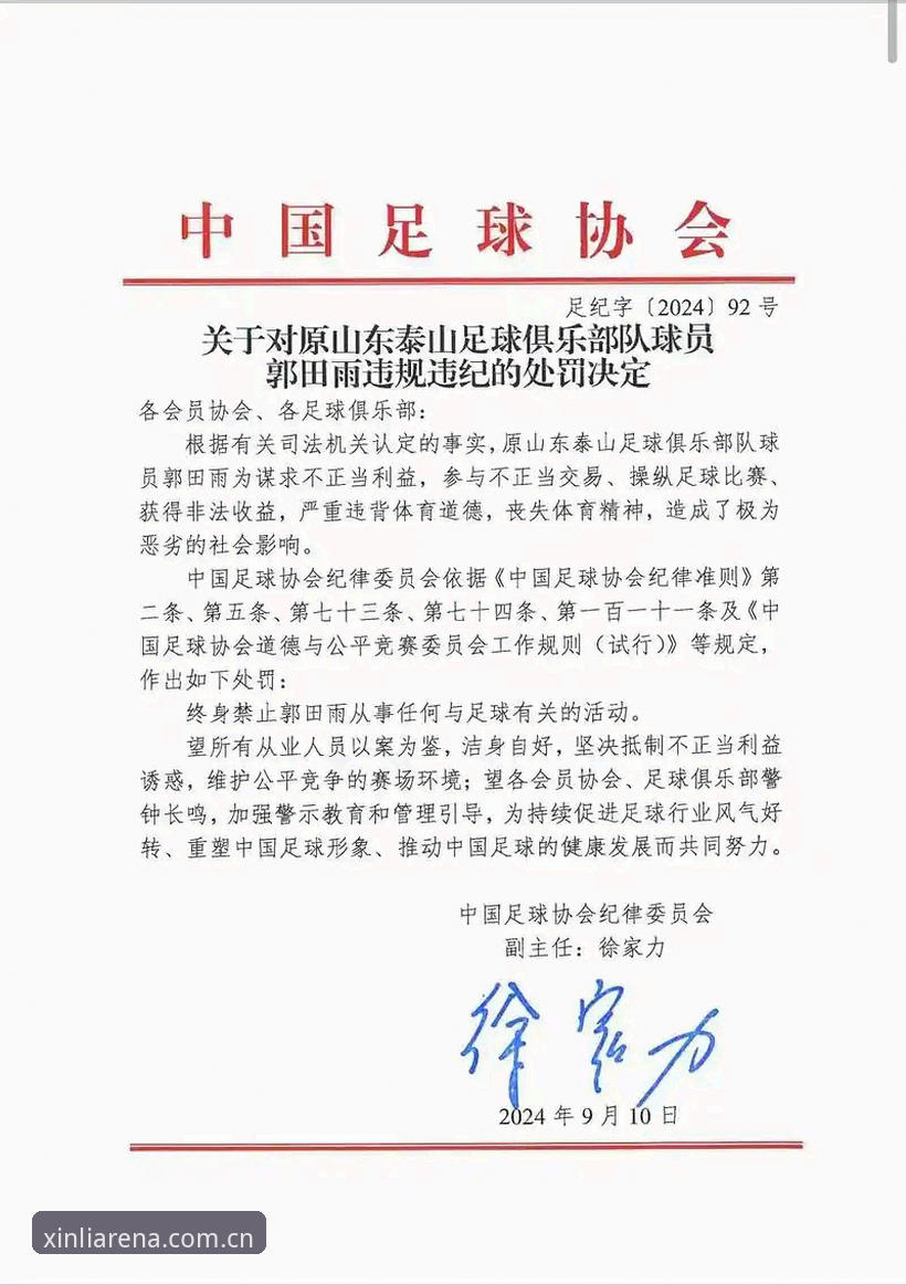 新利体育热门赛事iOS版 中国足协第三批禁足名单全面解析:65人受罚背后的足球生态治理深度观察